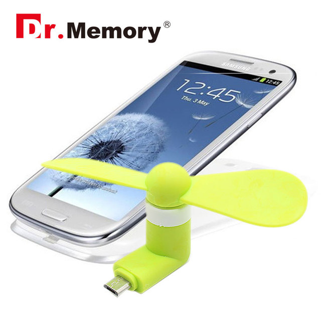 Kreatywny Mini wentylator USB Dr.Memory dla telefonów komórkowych Android - chłodzenie letniego sezonu - Wianko - 2