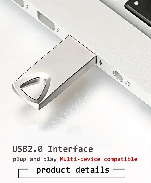 Wodoodporny metalowy dysk flash USB pen drive o pojemności 16GB-128GB - Wianko - 4
