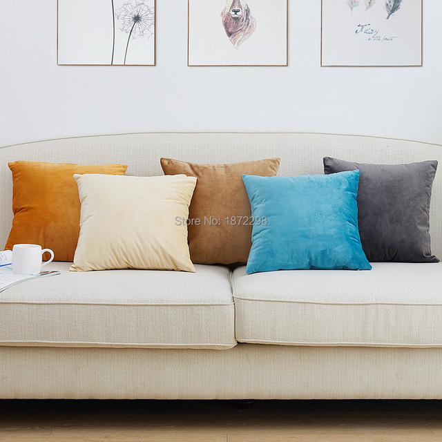 Poszewka na poduszkę Holland Velvet barwiona 35x50 cm, kolorowa, pluszowa - Wianko - 3