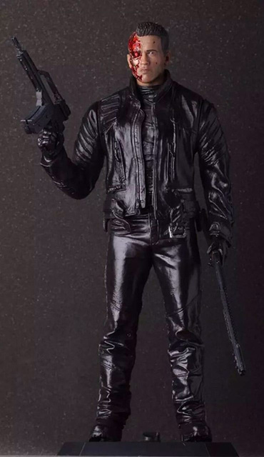 Figurka akcji Szalony Terminator T800 Arnold Schwarzenegger 35cm, uszkodzona wersja - Wianko - 1