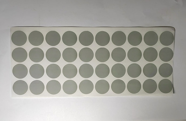 Arkusze naklejek samoprzylepnych z kolorowymi kropkami do druku - 5*40 arkuszy, 20mm - dekoracje DIY - Wianko - 9