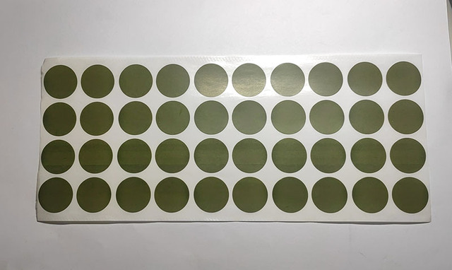 Arkusze naklejek samoprzylepnych z kolorowymi kropkami do druku - 5*40 arkuszy, 20mm - dekoracje DIY - Wianko - 14