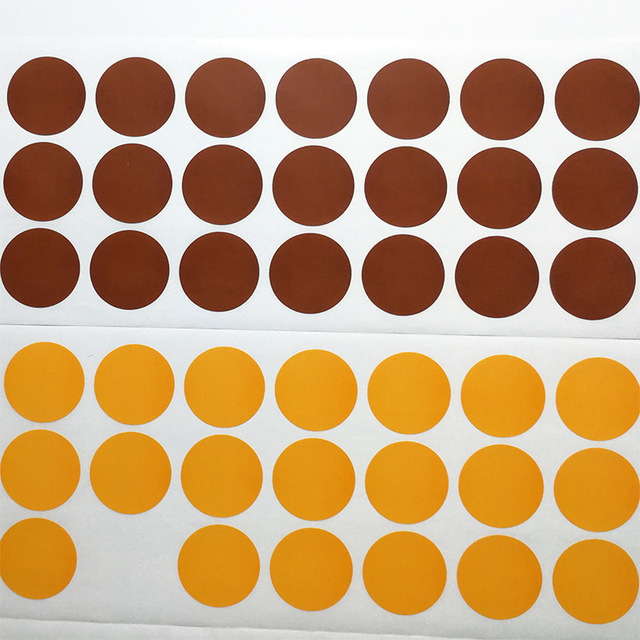 Arkusze naklejek samoprzylepnych z kolorowymi kropkami do druku - 5*40 arkuszy, 20mm - dekoracje DIY - Wianko - 3