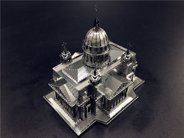 Model do składania Issakiv Katedra - zestaw 3D metalowych modeli DIY - Wianko - 7