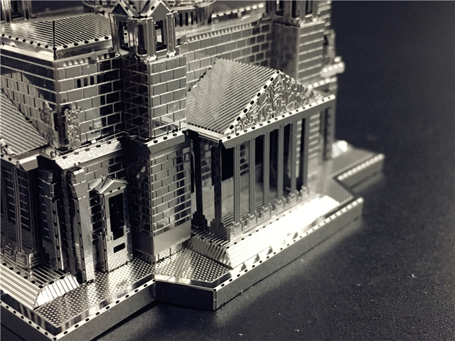 Model do składania Issakiv Katedra - zestaw 3D metalowych modeli DIY - Wianko - 11