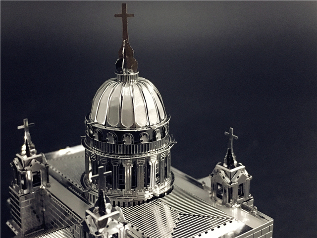 Model do składania Issakiv Katedra - zestaw 3D metalowych modeli DIY - Wianko - 12
