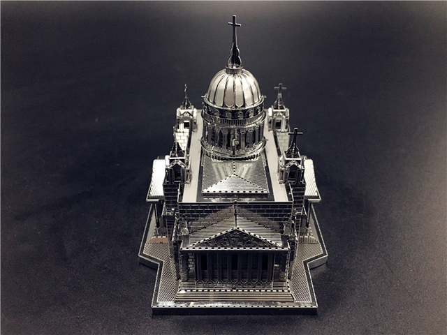 Model do składania Issakiv Katedra - zestaw 3D metalowych modeli DIY - Wianko - 8
