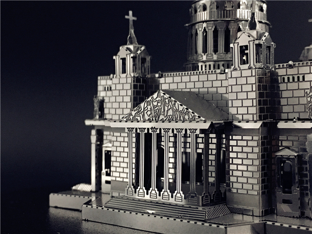 Model do składania Issakiv Katedra - zestaw 3D metalowych modeli DIY - Wianko - 9