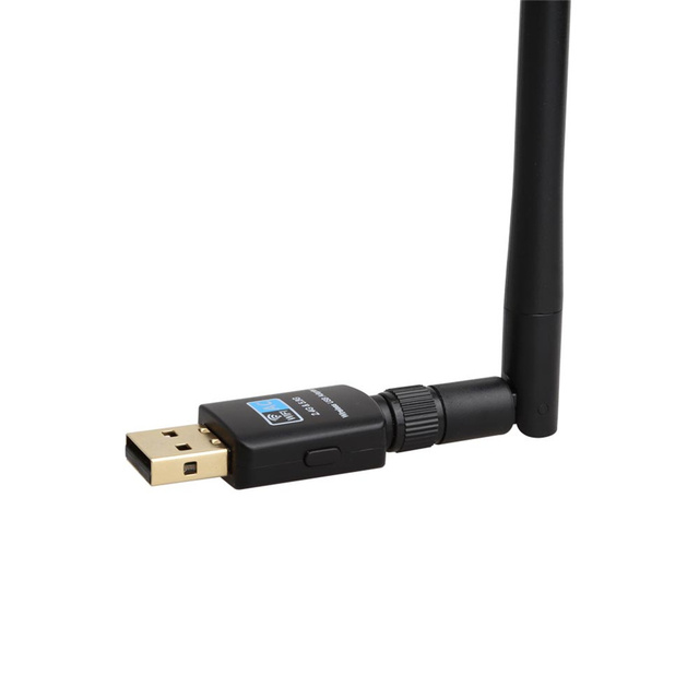 Adapter USB WiFi 600Mbps 2.4GHz + 5.8GHz - Bezprzewodowa karta sieciowa z szybką anteną - Wianko - 6