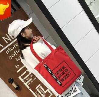 Nowa torebka zielona na ramię - modna płócienna torba kobieca na zakupy 2018 - Wianko - 1