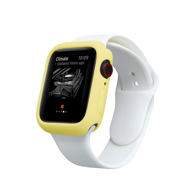 Miękki silikonowy futerał ochronny do zegarka Apple iWatch seria 45mm, 42mm, 38mm, 44mm i 40mm - Wianko - 6