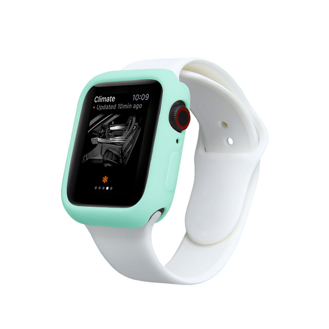 Miękki silikonowy futerał ochronny do zegarka Apple iWatch seria 45mm, 42mm, 38mm, 44mm i 40mm - Wianko - 8