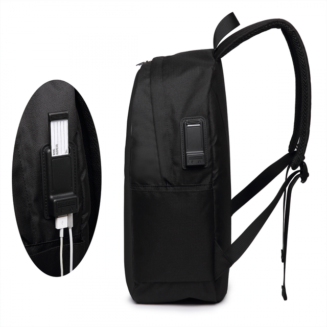 Zabawny plecak z grafiką Katsuki Bakugo i ładowarką USB - torba podróżna z miejscem na laptopa - Wianko - 3