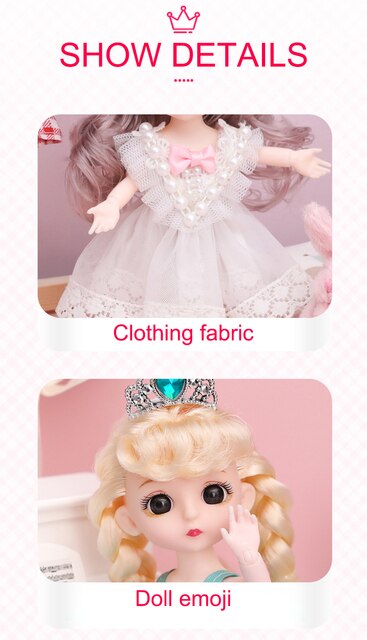 Nowa 16 cm BJD Mini lalka z ubraniami dla dzieci - MINIATURKA, element ubioru 1/12, 3D oczy dla dziewczynki, idealna na urodziny - Wianko - 18