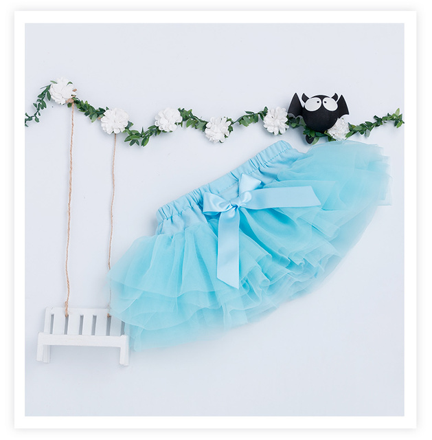 Spódnica balerinki dla dziewczynki Pettiskirt - puszysta spódnica baletowa Tutu - elegancka Party dla małej księżniczki - ubranie z tiulu - Wianko - 15