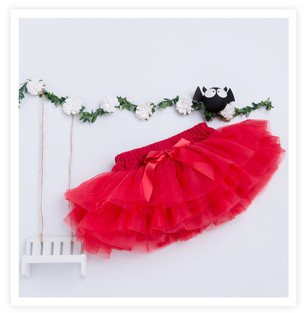 Spódnica balerinki dla dziewczynki Pettiskirt - puszysta spódnica baletowa Tutu - elegancka Party dla małej księżniczki - ubranie z tiulu - Wianko - 6
