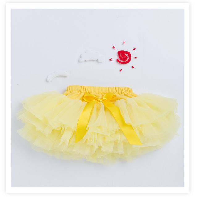 Spódnica balerinki dla dziewczynki Pettiskirt - puszysta spódnica baletowa Tutu - elegancka Party dla małej księżniczki - ubranie z tiulu - Wianko - 10