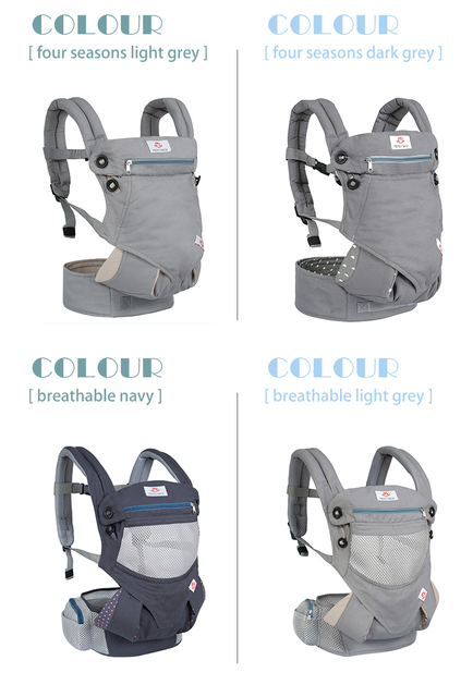 Nosidełko 360 ergonomiczne, oddychające, wykonane z organicznej bawełny - regulowane nosidełko dla dzieci w formie plecaka - Wianko - 20