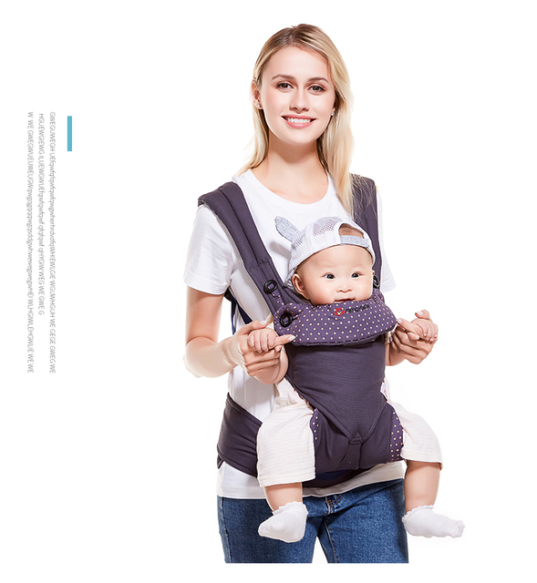 Nosidełko 360 ergonomiczne, oddychające, wykonane z organicznej bawełny - regulowane nosidełko dla dzieci w formie plecaka - Wianko - 22