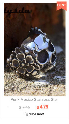 Pendentif moda męska Onlysda Charms ze złotą czaszką na stalowym łańcuchu - biżuteria antyczna na Halloween - Wianko - 10