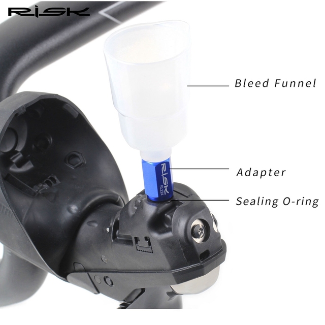 Adapter do odpowietrzania hamulca tarczowego Bleed dla Shimano R9120 ST-R9170 - narzędzie do naprawy roweru - Wianko - 3