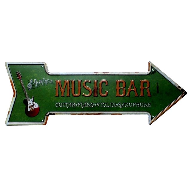 Tablica reklamowa metalowa Restauracja plaża na piwo do baru kawa do wystrój Pub na ścianę - Wianko - 31