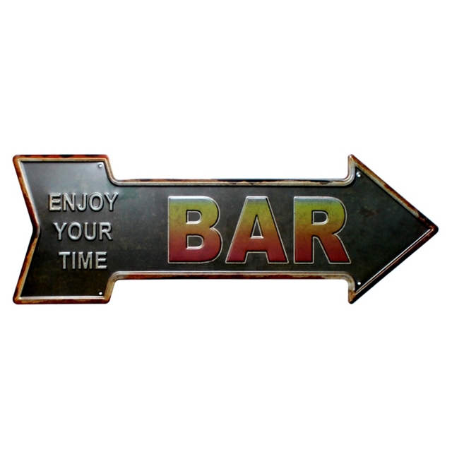 Tablica reklamowa metalowa Restauracja plaża na piwo do baru kawa do wystrój Pub na ścianę - Wianko - 25