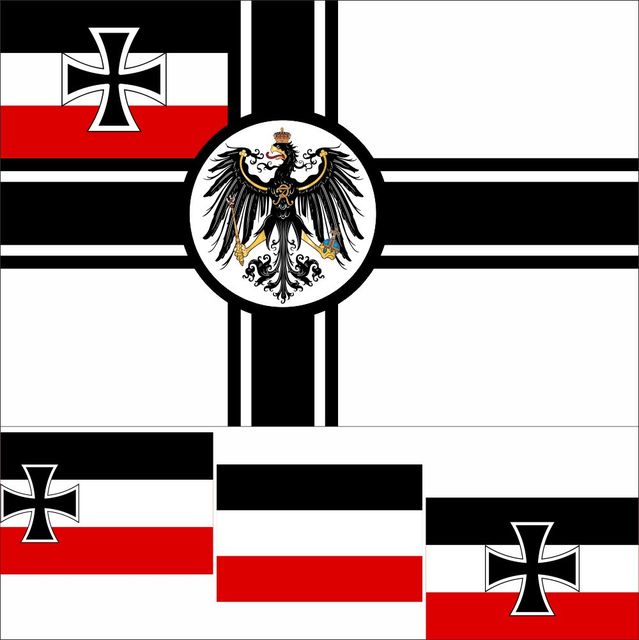 Tytuł sugerowany: Flaga wojenna Niemiec 1903-1918 150x90 cm (3x5FT) 120g 100D poliester, podwójnie szyta, wysokiej jakości banner - Wianko - 11