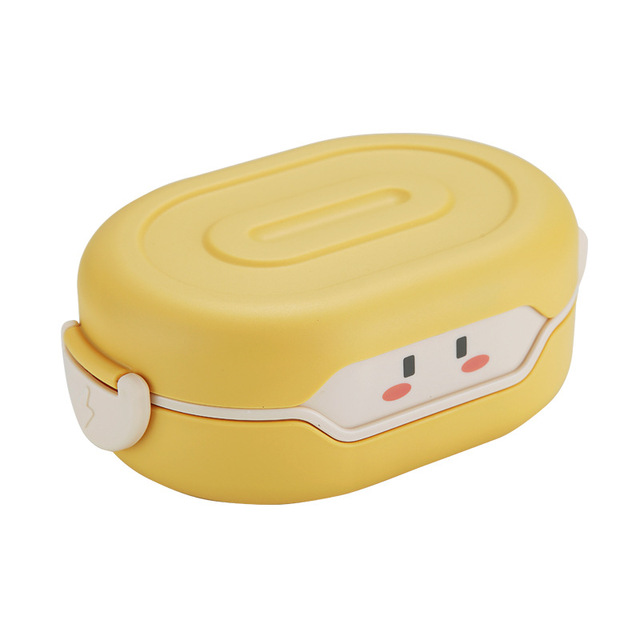 Pojemnik na Lunch Bento dla dzieci w stylu japońskim z podwójną izolacją i możliwością podgrzewania w mikrofalówce - Wianko - 9