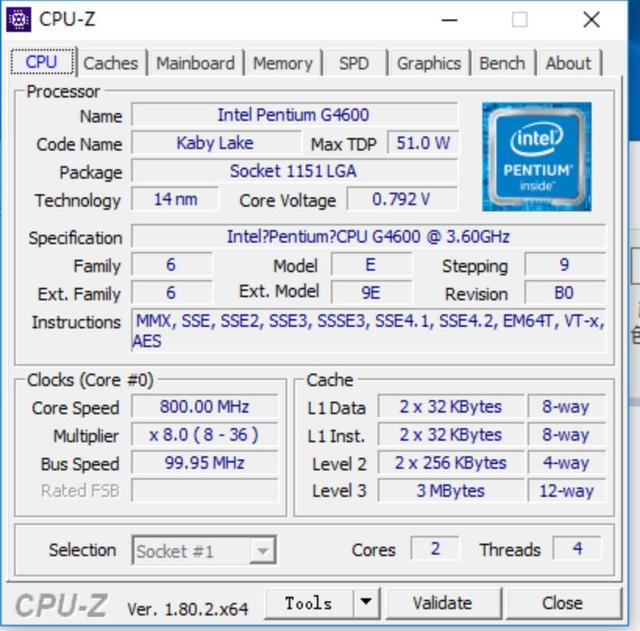 Procesor Intel Pentium G4600 LGA1151-land - dwurdzeniowy, 14 nm, kompatybilny z komputerami stacjonarnymi - Wianko - 3