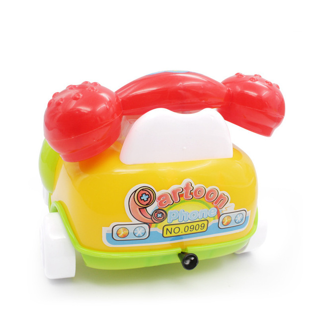 Kreatywny symulacja pojazdu dla dzieci - zabawka telefoniczna w kształcie samochodu z muzyką i uśmiechem - zabawy i prezenty - Wianko - 7