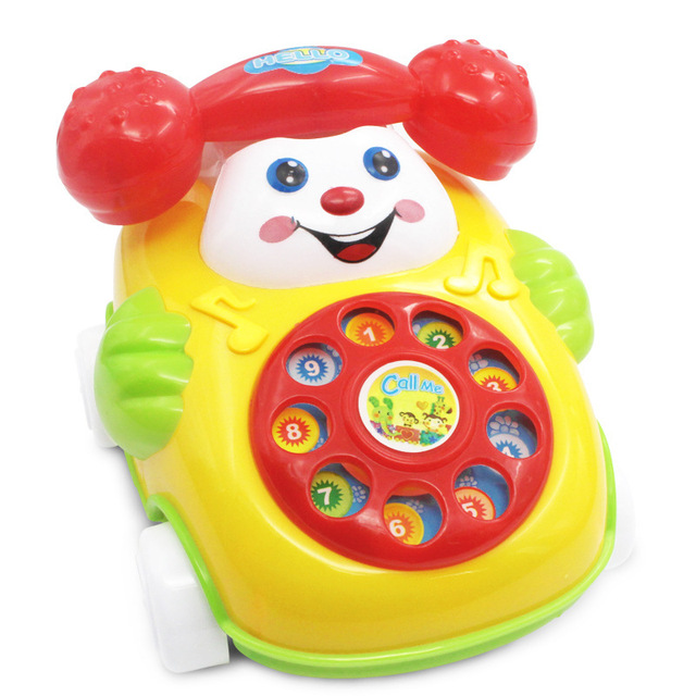Kreatywny symulacja pojazdu dla dzieci - zabawka telefoniczna w kształcie samochodu z muzyką i uśmiechem - zabawy i prezenty - Wianko - 8