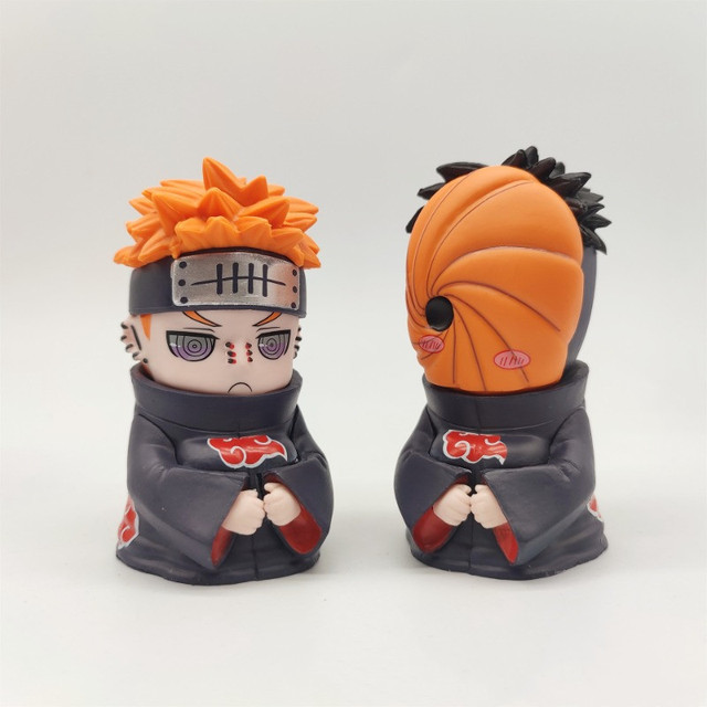 Naruto Kawaii lalki Anime 6-kawałek Sasuke rysunek pudełko z niespodzianką zabawki - Wianko - 4