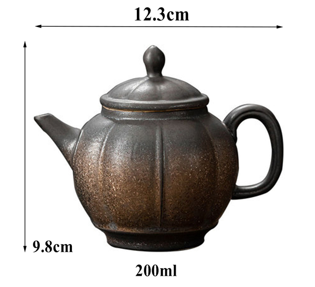 Ceramiczny dzbanek do herbaty Kungfu Xishi Pot - 220ml, antyk, mały, pojedynczy, zaparzacz - Wianko - 4