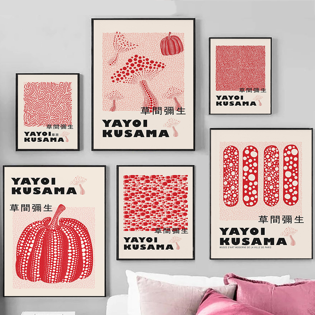 Obraz na ścianę Yayoi Kusama - abstrakcyjna dynia - Wianko - 6