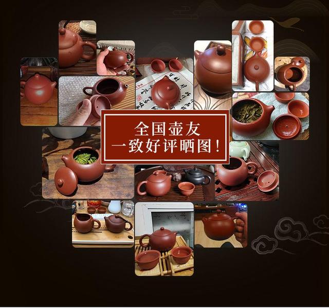 Dzbanek do herbaty ręcznie wykonany z purpurowej gliny Yixing, zestaw z czajniczkiem garncem, idealny do herbaty zielonej, Dahongpao Xishi Ball Hole Zisha Drinkware Teaware - Wianko - 1