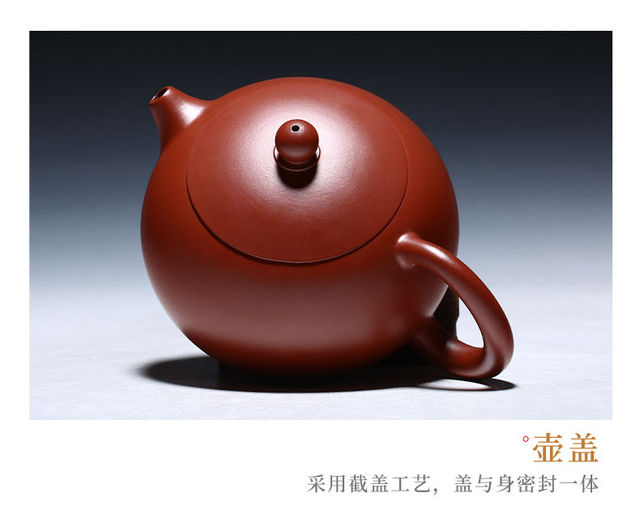 Dzbanek do herbaty ręcznie wykonany z purpurowej gliny Yixing, zestaw z czajniczkiem garncem, idealny do herbaty zielonej, Dahongpao Xishi Ball Hole Zisha Drinkware Teaware - Wianko - 13