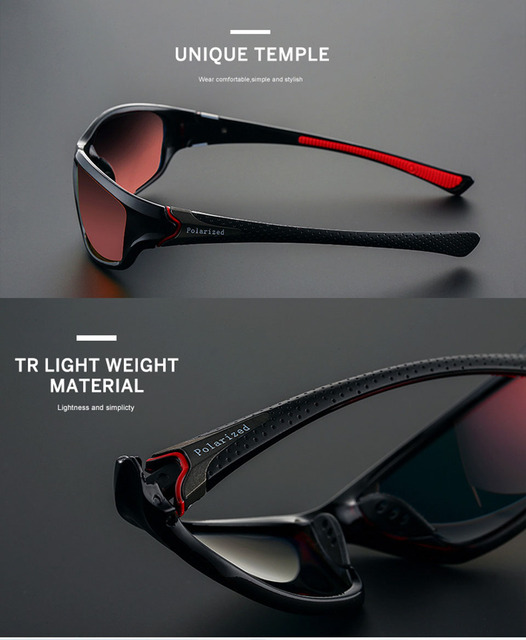 Wędkarskie okulary przeciwsłoneczne klasyczne 7 kolorów, spolaryzowane, luksusowe, męskie - Wianko - 3