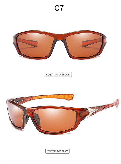 Wędkarskie okulary przeciwsłoneczne klasyczne 7 kolorów, spolaryzowane, luksusowe, męskie - Wianko - 14