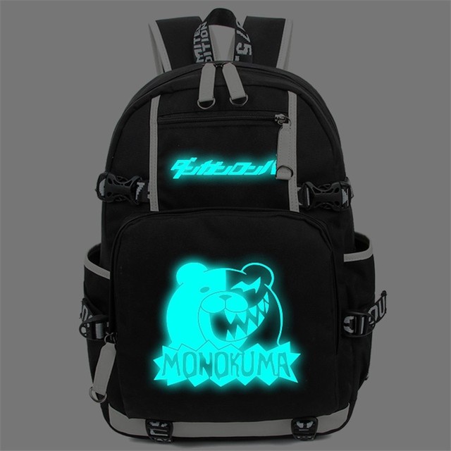 Plecak szkolny Dangan Ronpa Monokuma - torba na ramię Luminous w stylu cosplay dla fanów, idealna na podróże - Wianko - 2