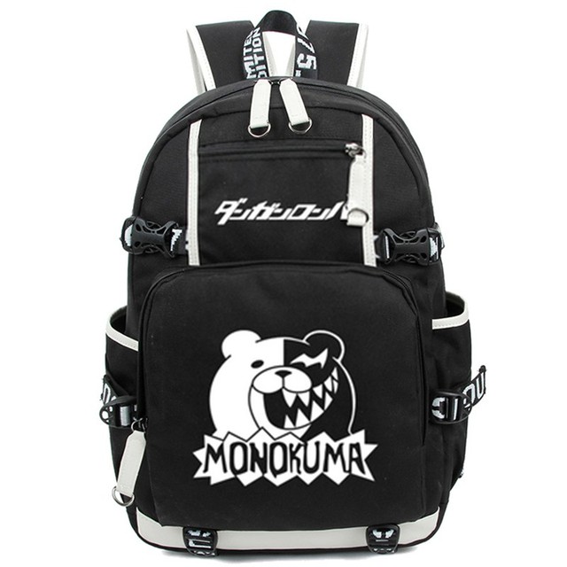 Plecak szkolny Dangan Ronpa Monokuma - torba na ramię Luminous w stylu cosplay dla fanów, idealna na podróże - Wianko - 1