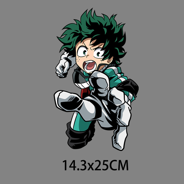 My Hero Academia żelazko na aplikacje transferowe dla dzieci - DIY szalona dziewczyna T-shirtowy zestaw transferowy - Wianko - 28