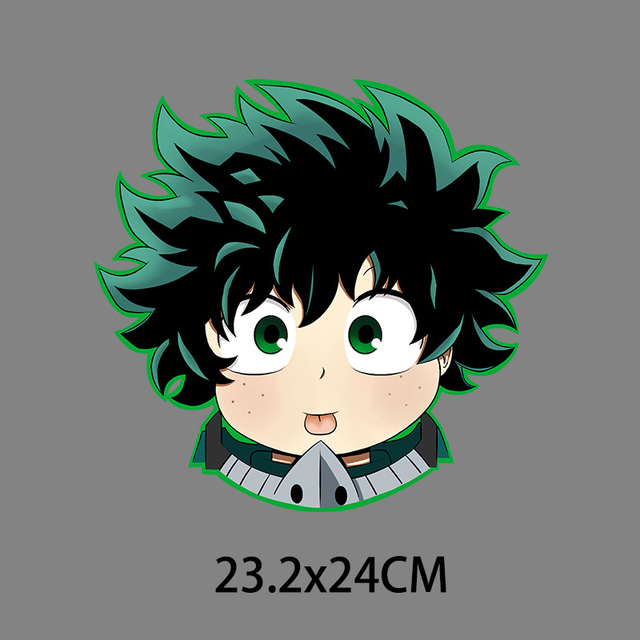 My Hero Academia żelazko na aplikacje transferowe dla dzieci - DIY szalona dziewczyna T-shirtowy zestaw transferowy - Wianko - 30