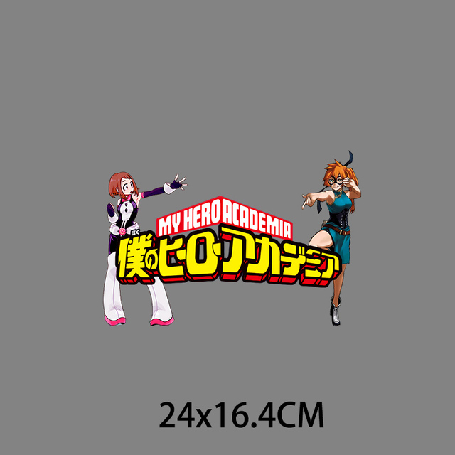 My Hero Academia żelazko na aplikacje transferowe dla dzieci - DIY szalona dziewczyna T-shirtowy zestaw transferowy - Wianko - 7