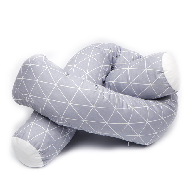 Długa poduszka ochronna do łóżeczka dziecięcego dla pokoju dziecka i nastolatka - Wianko - 37