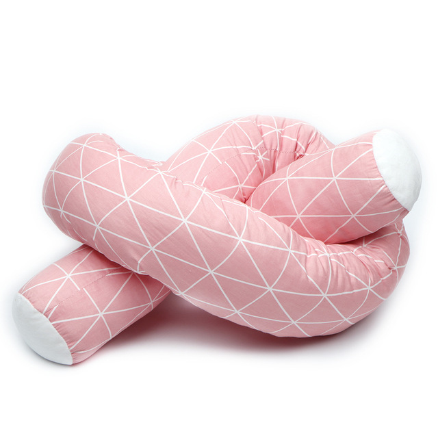 Długa poduszka ochronna do łóżeczka dziecięcego dla pokoju dziecka i nastolatka - Wianko - 35