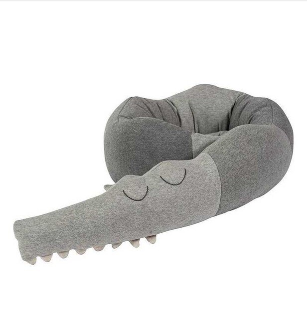 Długa poduszka ochronna do łóżeczka dziecięcego dla pokoju dziecka i nastolatka - Wianko - 26