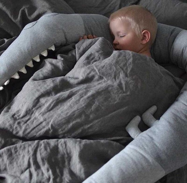 Długa poduszka ochronna do łóżeczka dziecięcego dla pokoju dziecka i nastolatka - Wianko - 21