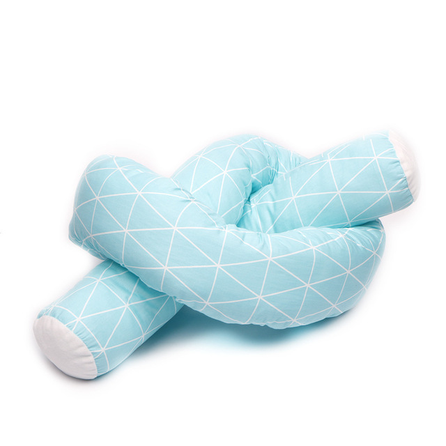 Długa poduszka ochronna do łóżeczka dziecięcego dla pokoju dziecka i nastolatka - Wianko - 38