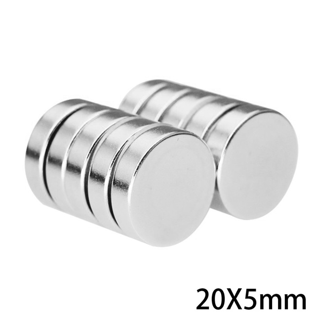 Silne magnesy neodymowe 20x5mm - 2 ~ 40 sztuk - Wianko - 3
